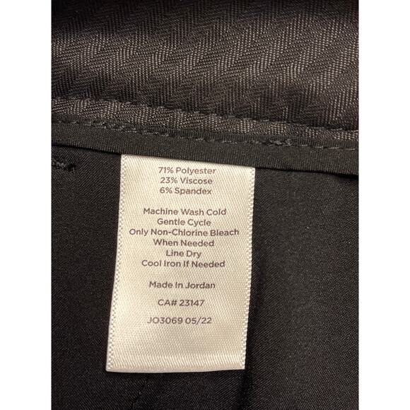 Talbots Hampshire Straight Ankle Black Pants, size 16P, NWT - Picture 6 of 14